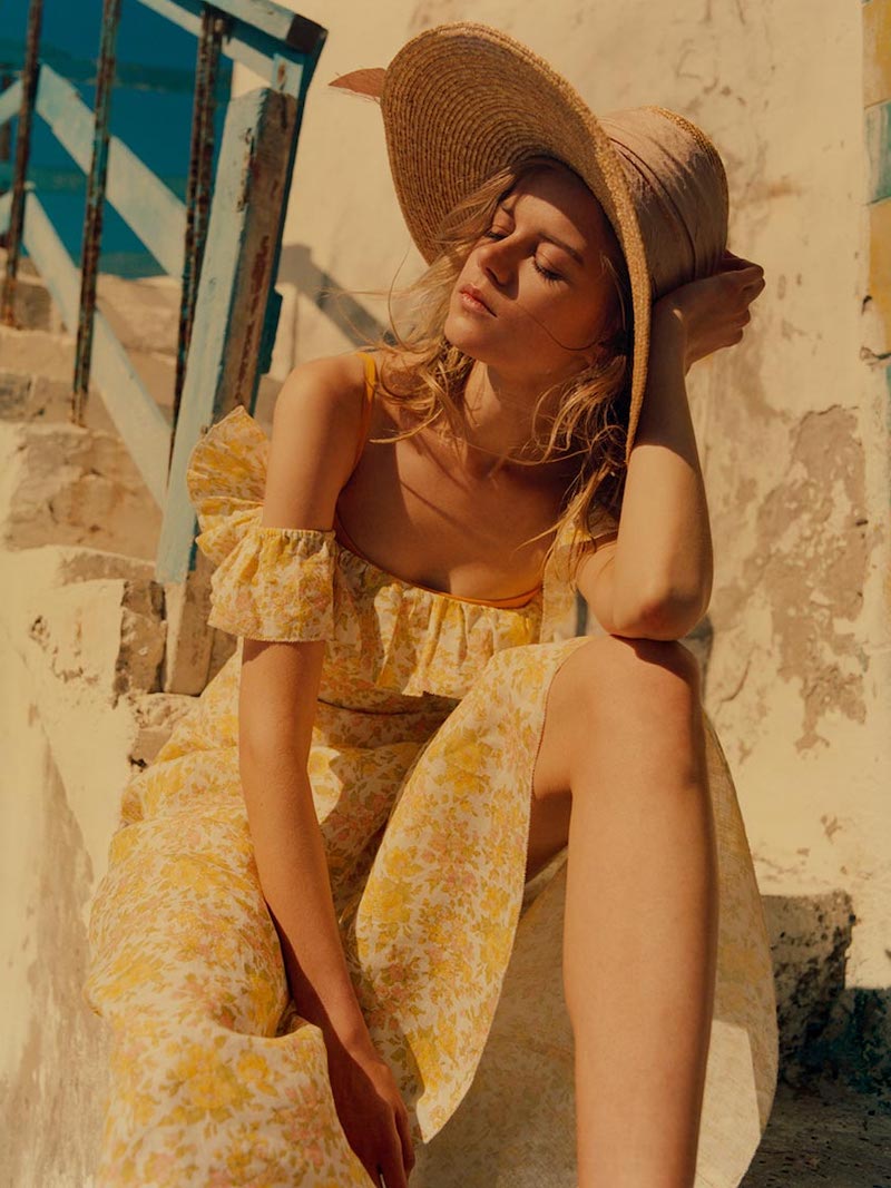 Zimmermann Goldie Floral-Print Voile Dress