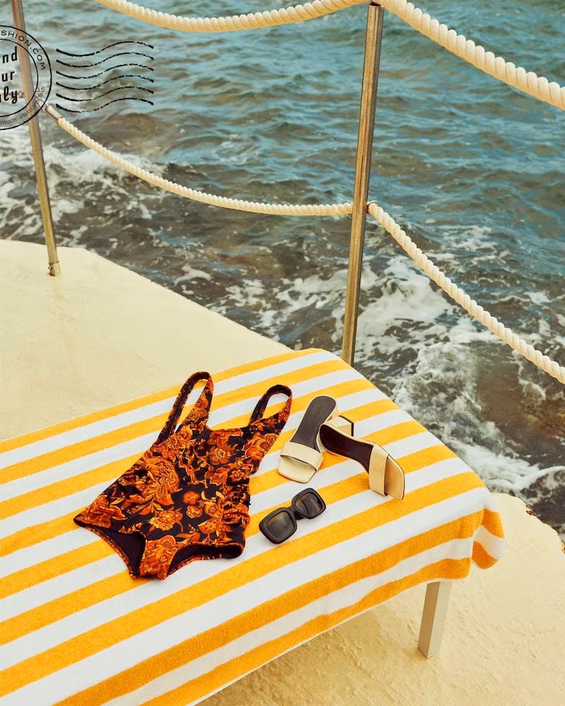 Dodo Bar or Adinna Paisley-Print Swimsuit