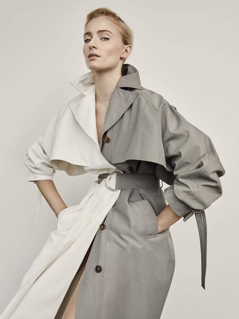Givenchy Two-Tone Linen and Cotton-Blend Trench Coat
