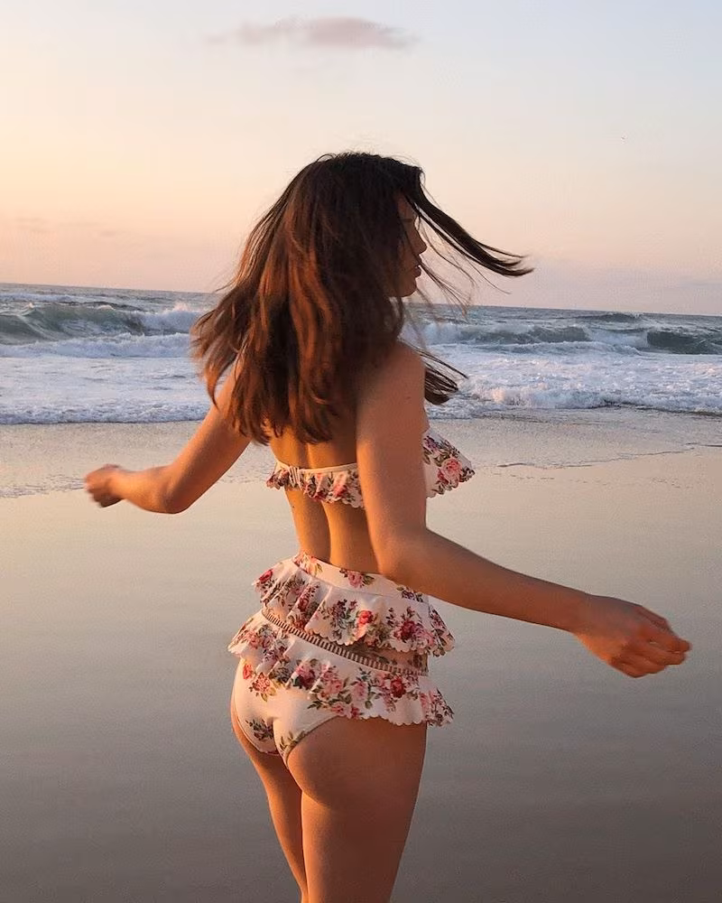 Zimmermann Honour Scallop High Waist Bottoms