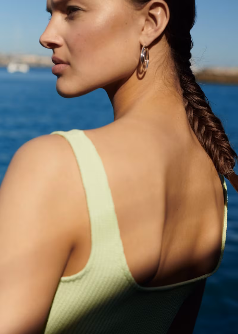 & Other Stories Twisted Wire Hoop Earrings
