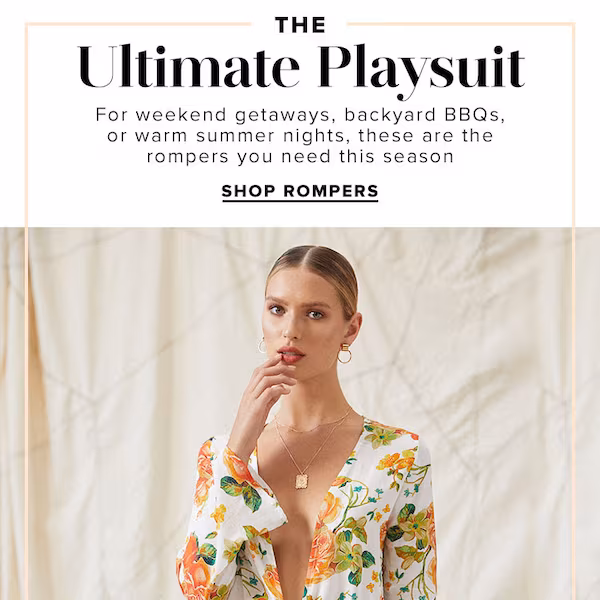 REVOLVE The Ultimate Playsuit Summer 2019