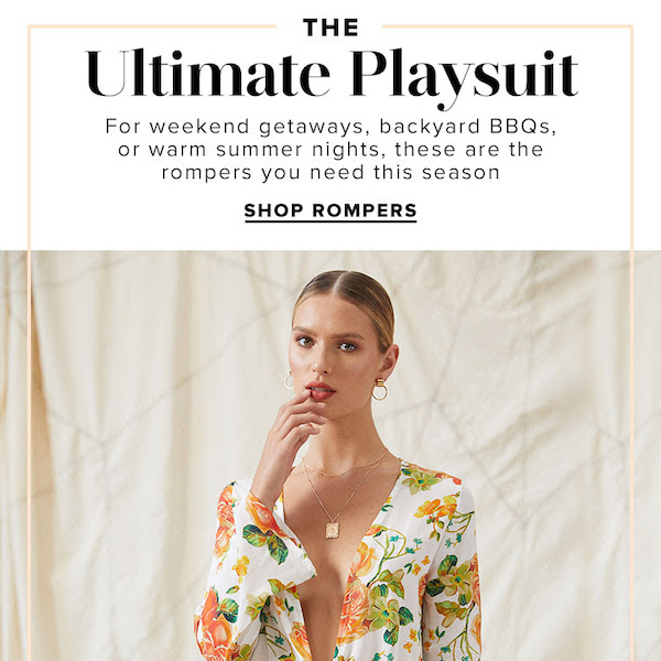 REVOLVE The Ultimate Playsuit Summer 2019