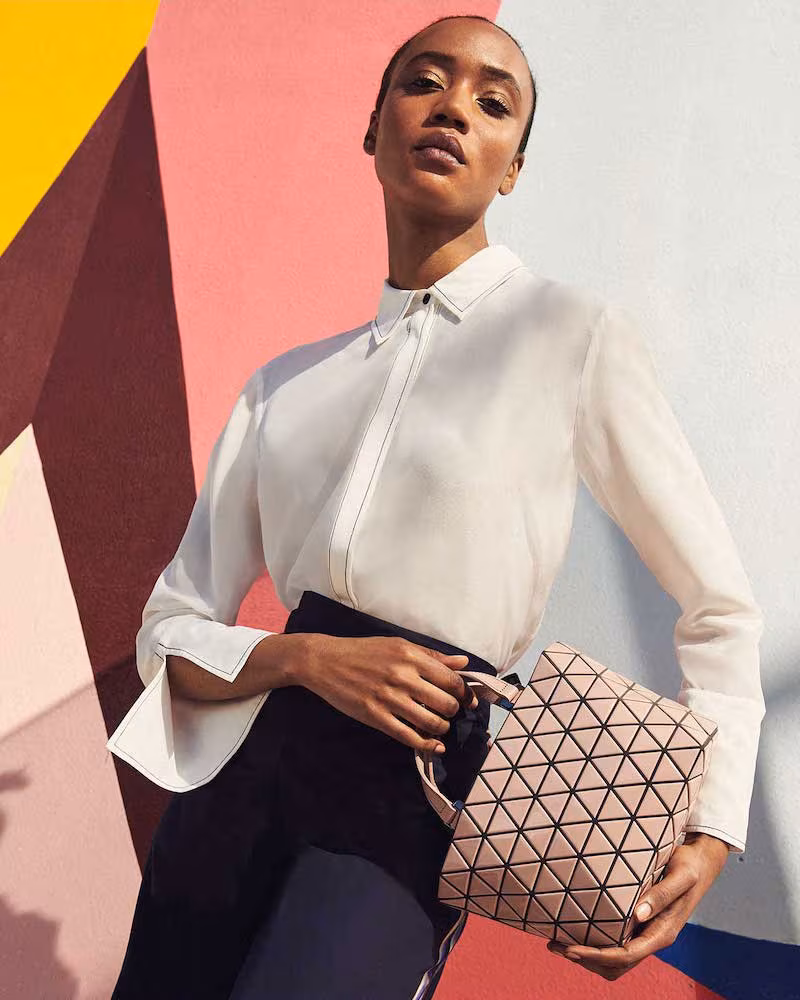 BAO BAO ISSEY MIYAKE Crystal Gloss Mini Tote Bag