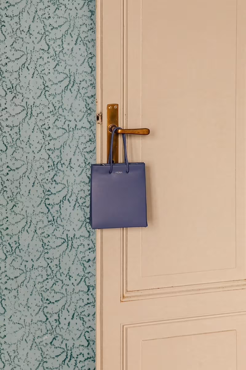 Medea Short Leather Top Handle Bag