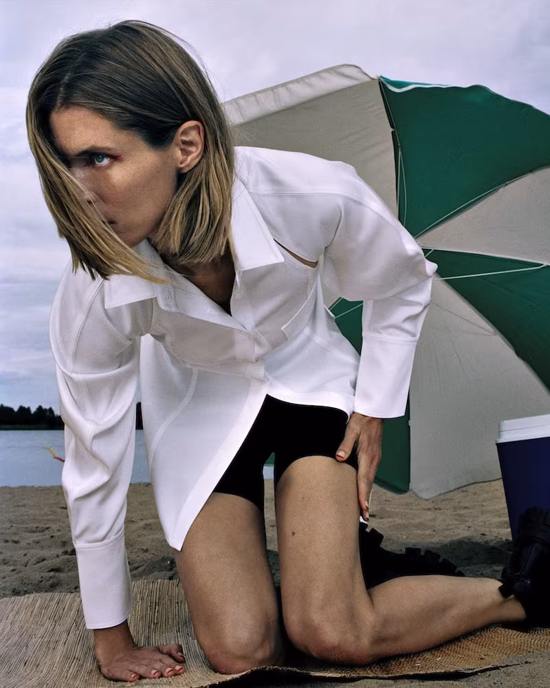 Peter Do Convertible Satin-Twill Shirt