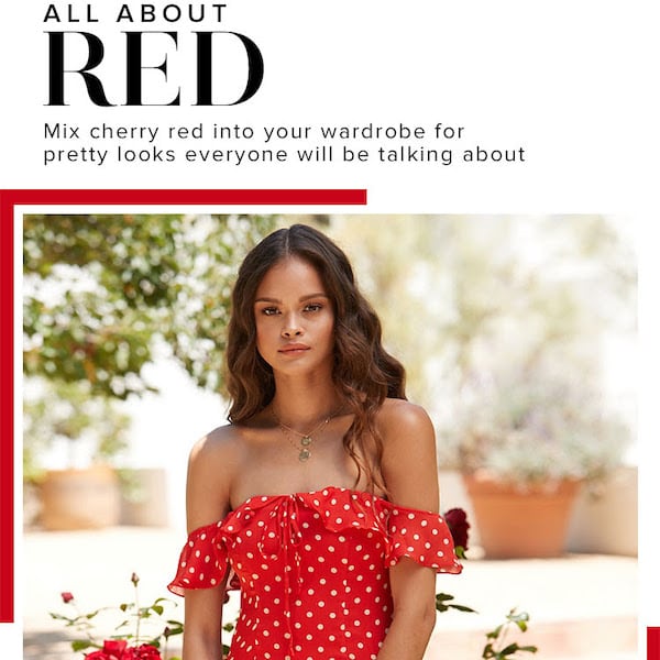 REVOLVE Fashion Trends // All About Red Summer 2019