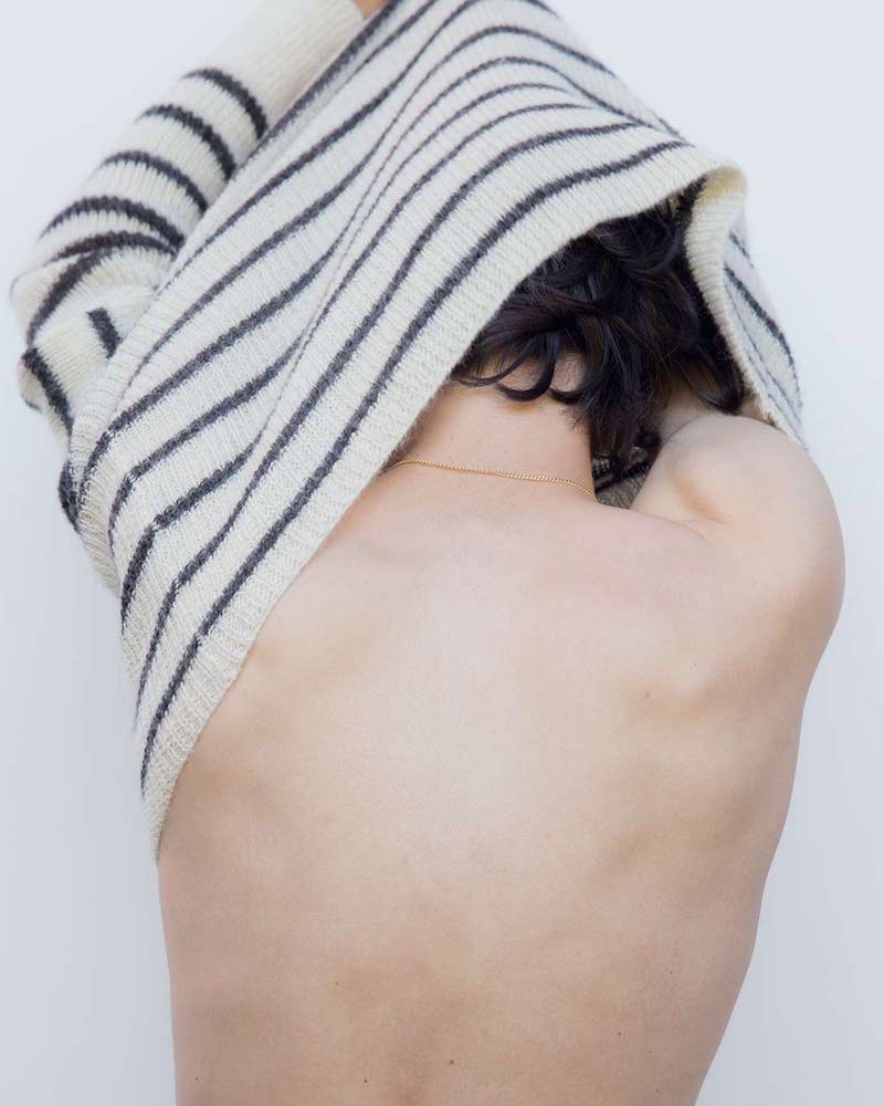Isabel Marant George Striped Alpaca-Blend Sweater