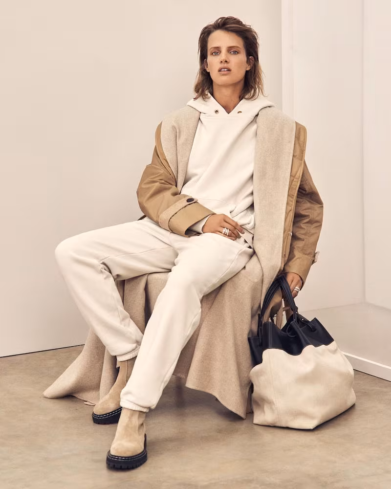 Loewe Layered Single-Breasted Nylon and Wool Coat