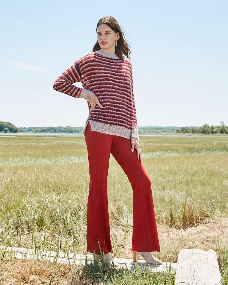 Theory Alpaca Stripe Sweater