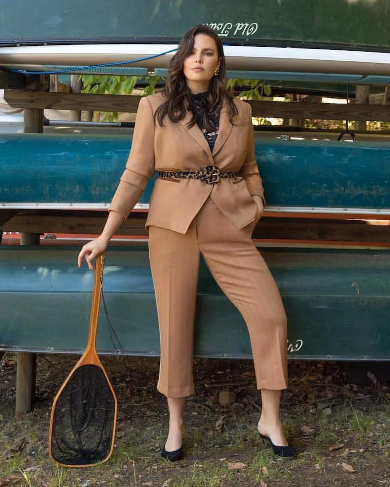 Veronica Beard Hudson Herringbone Dickey Jacket
