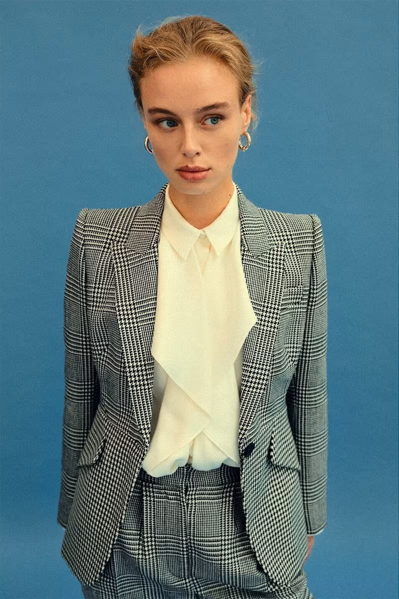 Alexander McQueen Prince of Wales Blazer Jacket