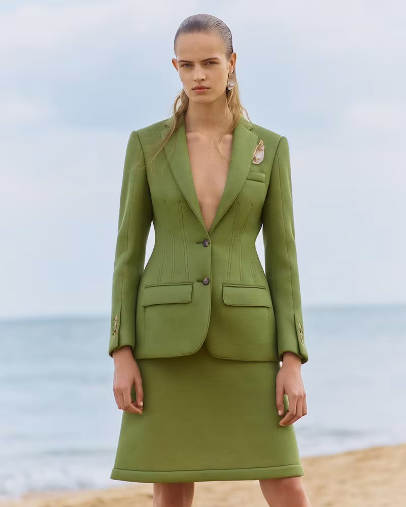 Burberry Single-Breasted Tailored-Scuba Blazer