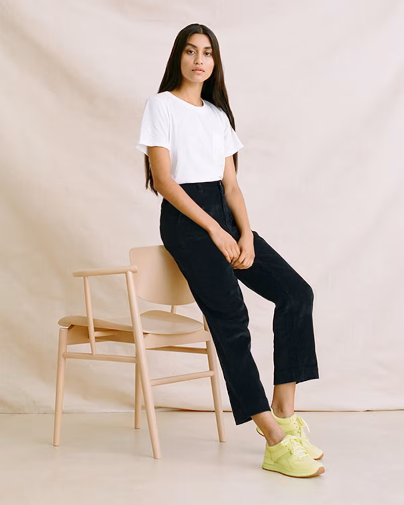 Everlane The Corduroy Straight Leg Crop Pants