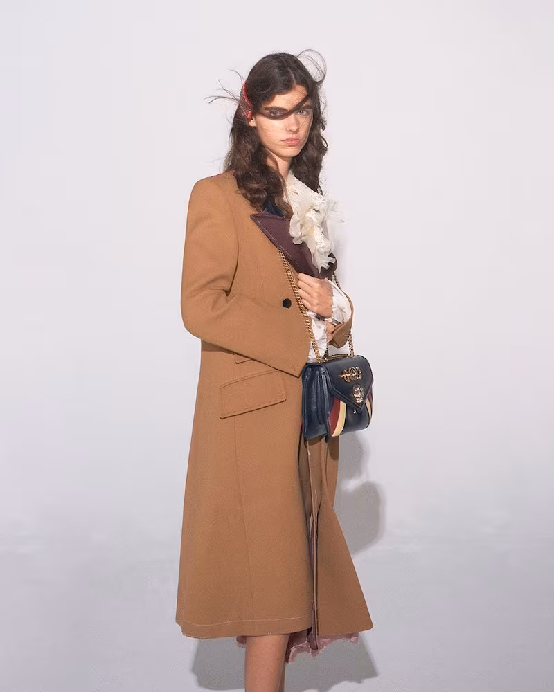 Gucci Peak Lapel Double-Breasted Coat