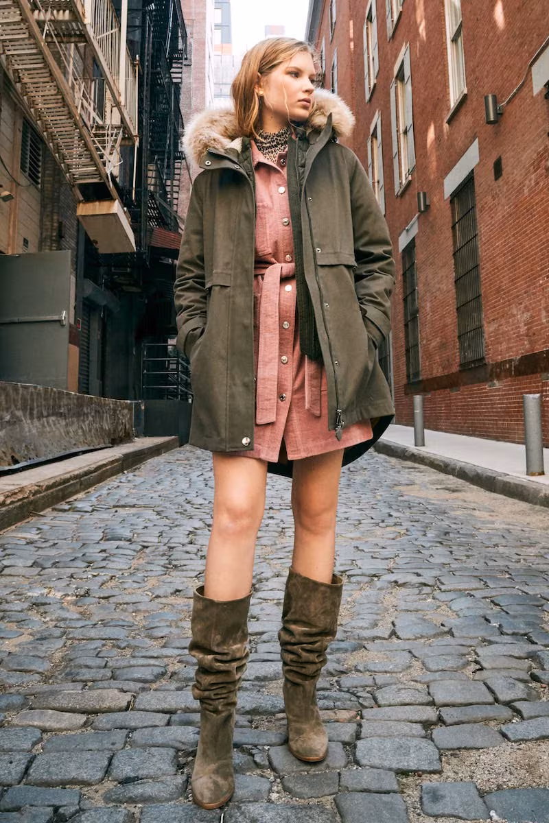 Joules Marton Faux Fur Trim 3-in-1 Parka 