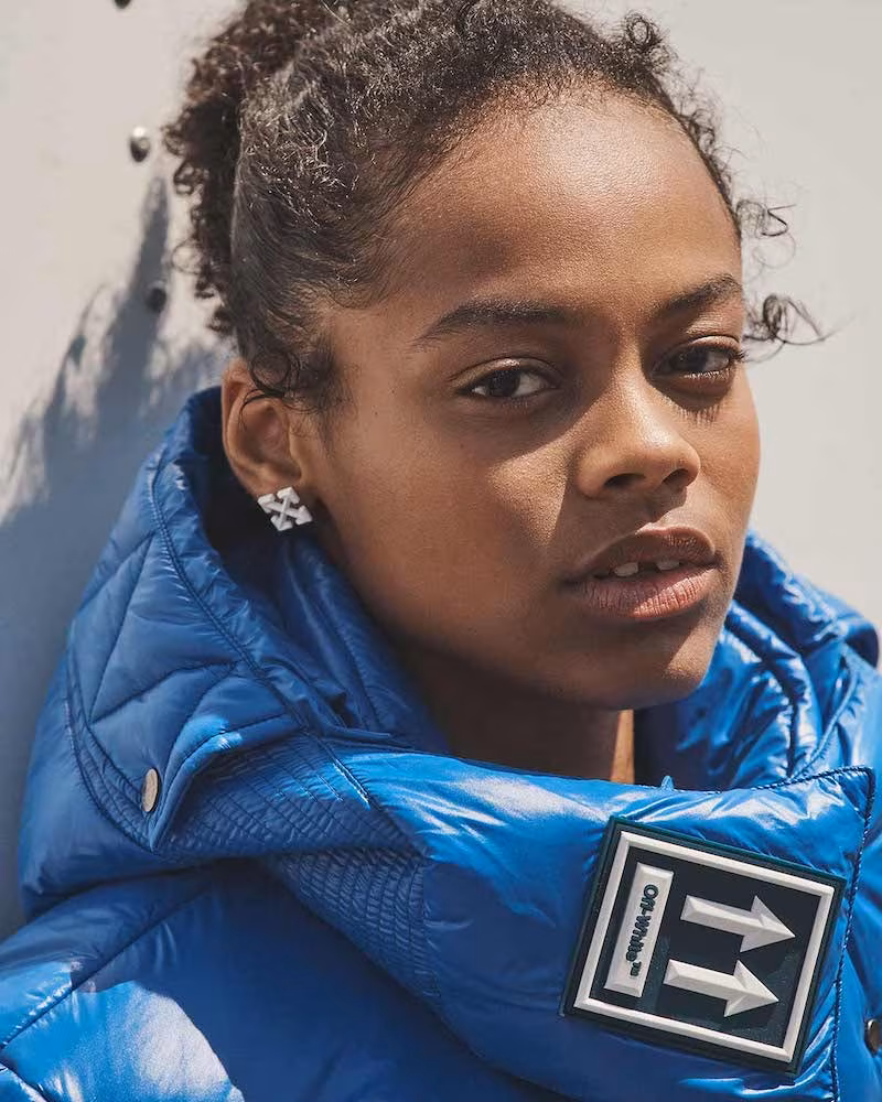 Off-White Blue Down Jacket