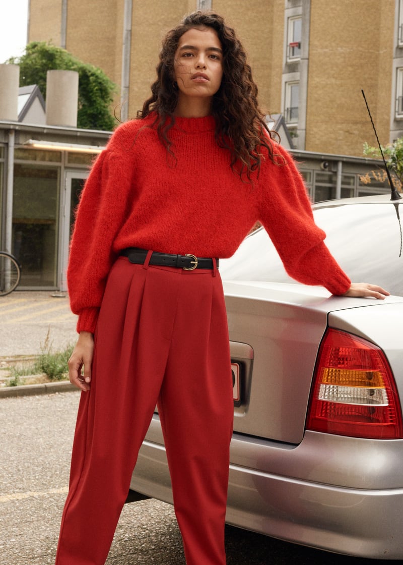 & Other Stories Duo Pleat Tailored Trousers