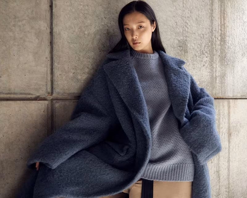 Raey Crew-Neck Basketweave Wool Sweater