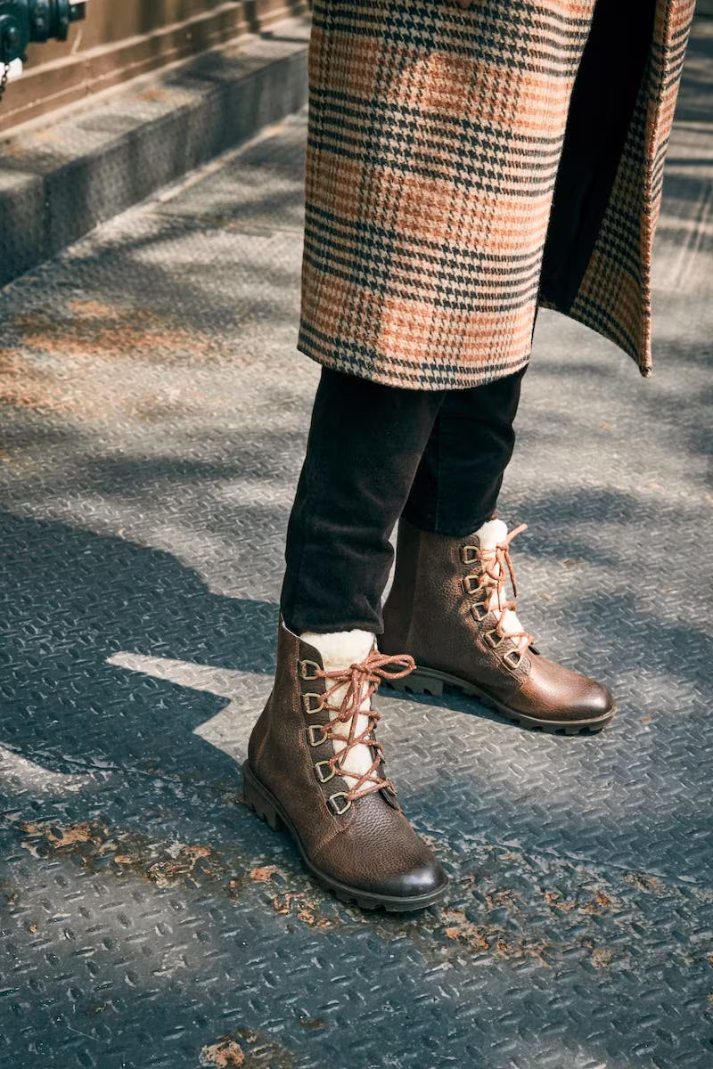 SOREL Phoenix Genuine Shearling Waterproof Bootie