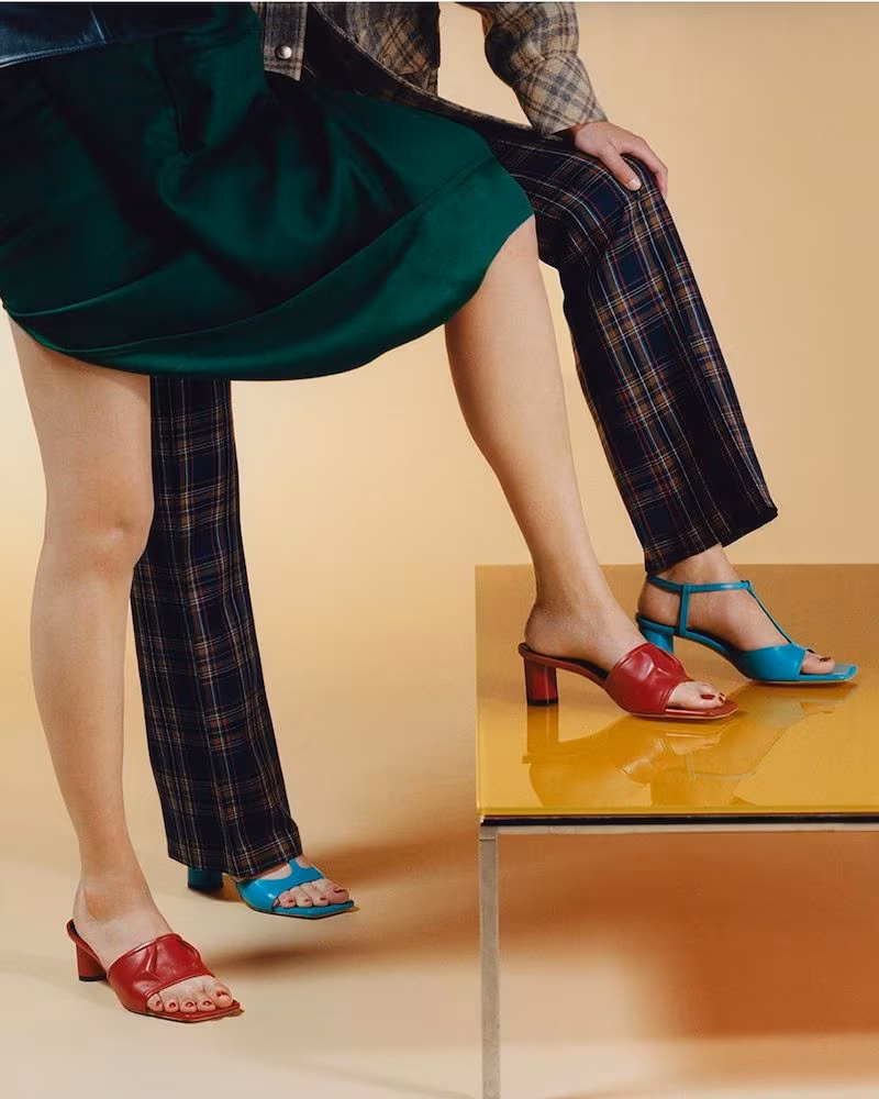 salondeju Volure leather mules