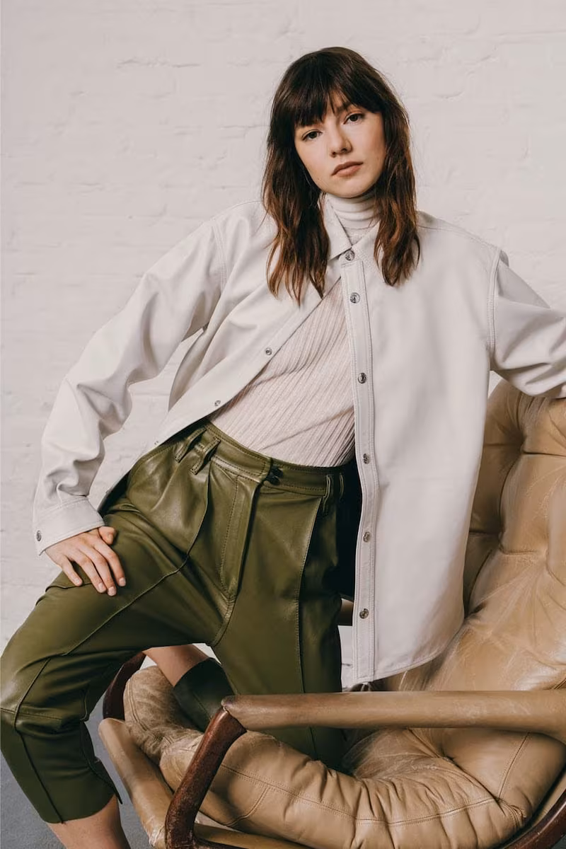 Acne Studios Leather Overshirt