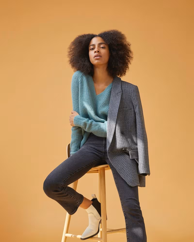 Alpaca V-Neck Sweater