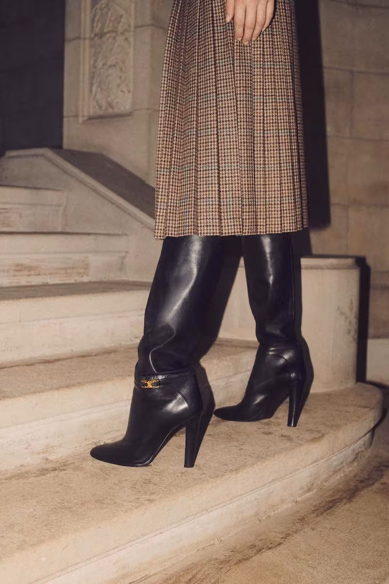 CELINE Claude Calfskin Boots