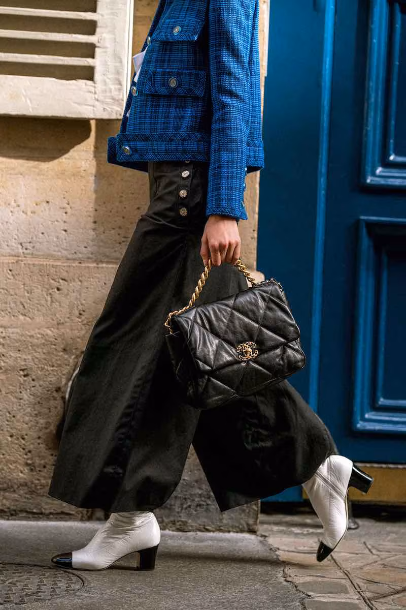 CHANEL Coated Cotton Canvas Pants 1