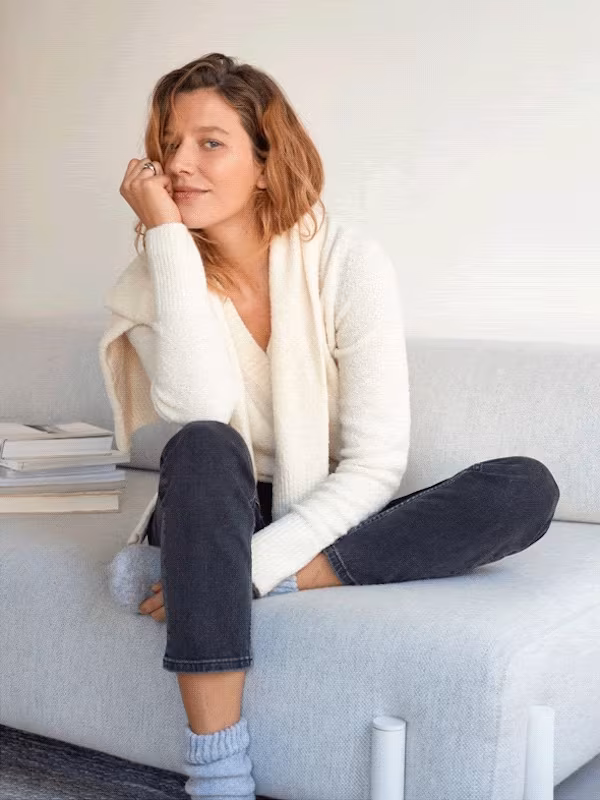 Everlane Teddy V-Neck Sweater