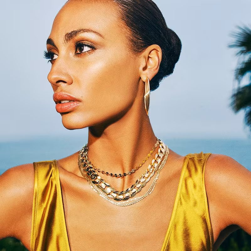 Lana 14k Gold Double-Strand Rodeo Necklace