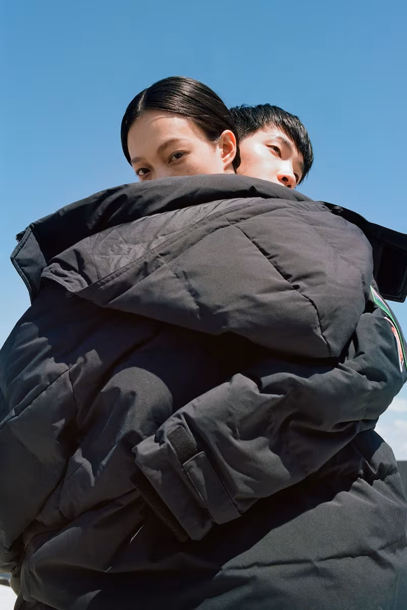 Li-Ning Black Down Long Coat