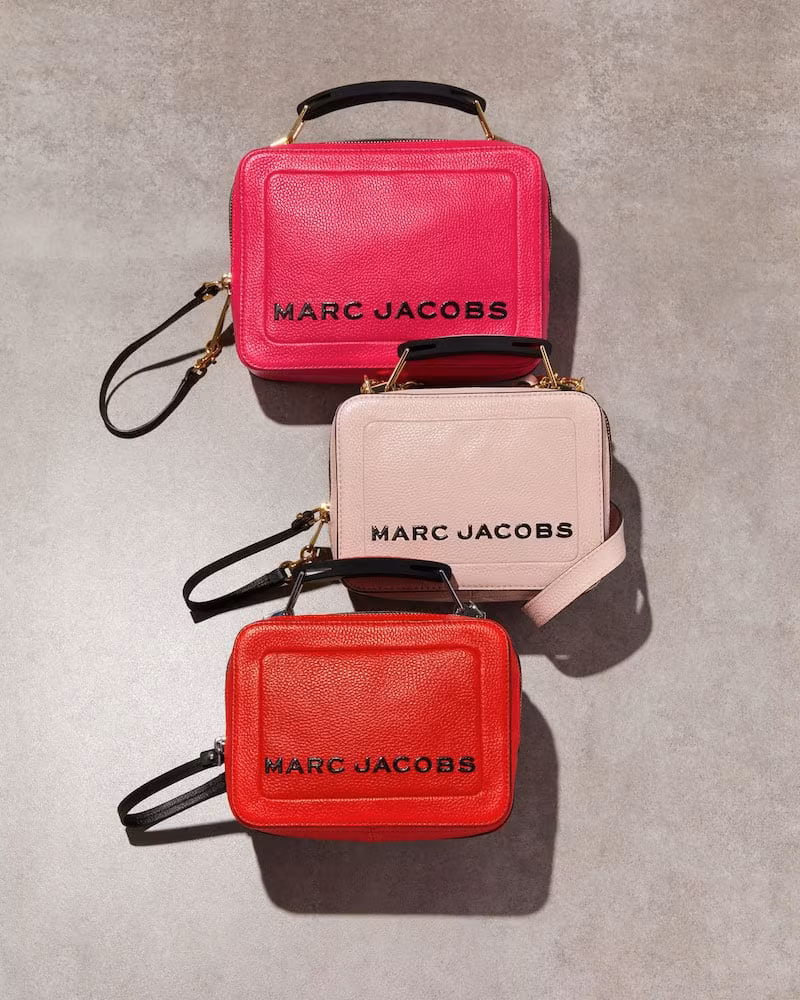 Marc Jacobs the Box 20 Leather Crossbody Bag