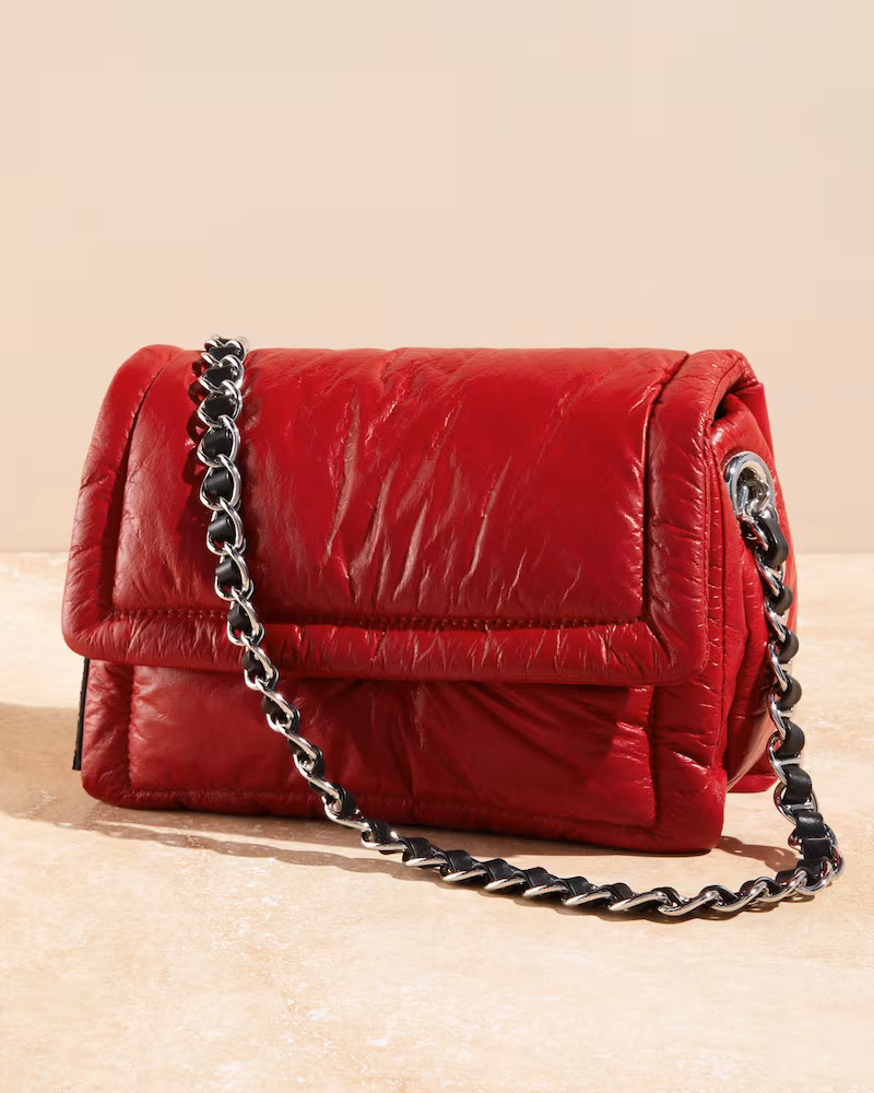 Marc Jacobs the Pillow Shiny Leather Shoulder Bag