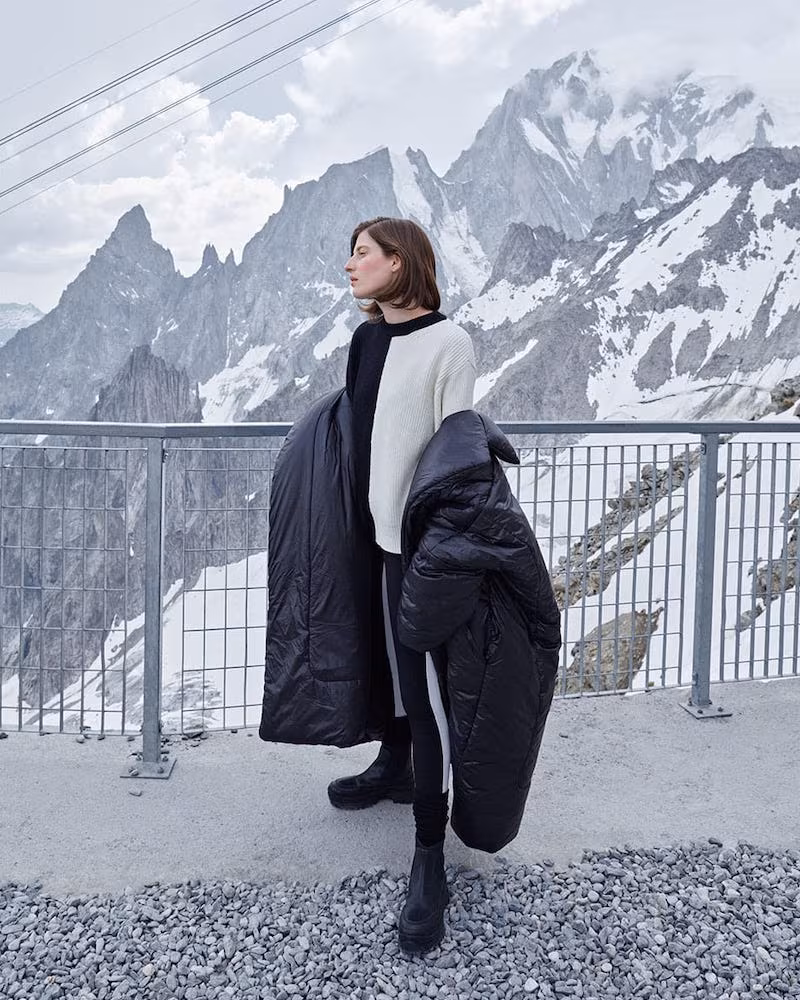 Norma Kamali Sleeping Bag Reversible Coat