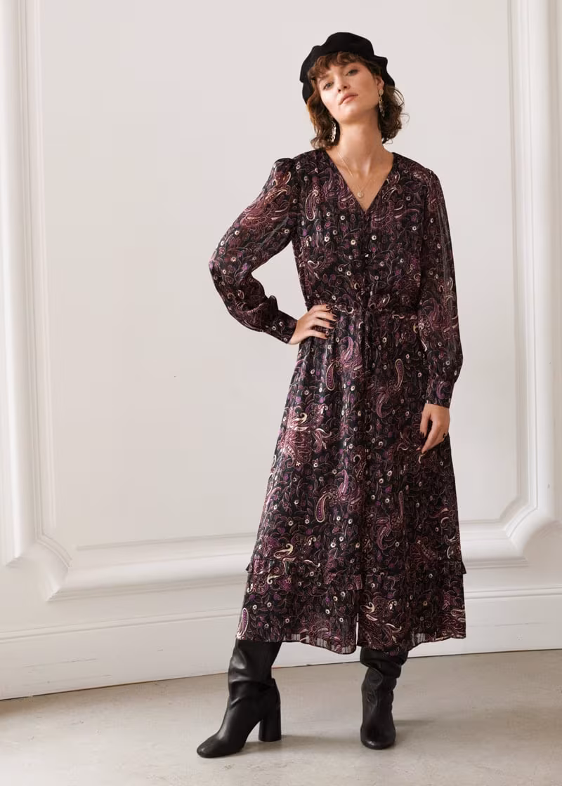& Other Stories Gathered Slouch Leather Boots