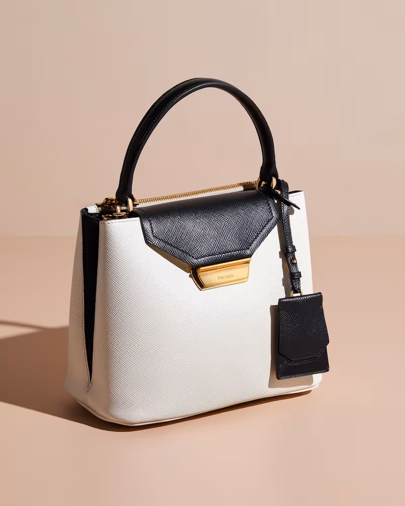Prada Two-Tone Panier Bag