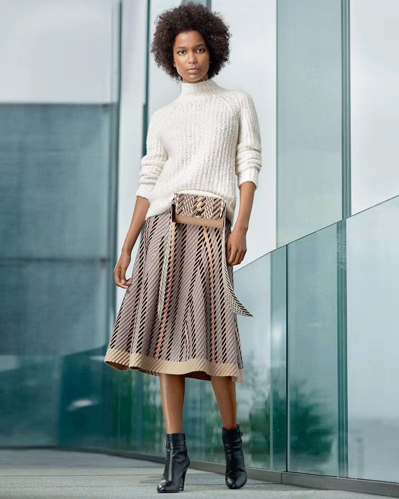 Akris Boucle Mock-Neck Jacket