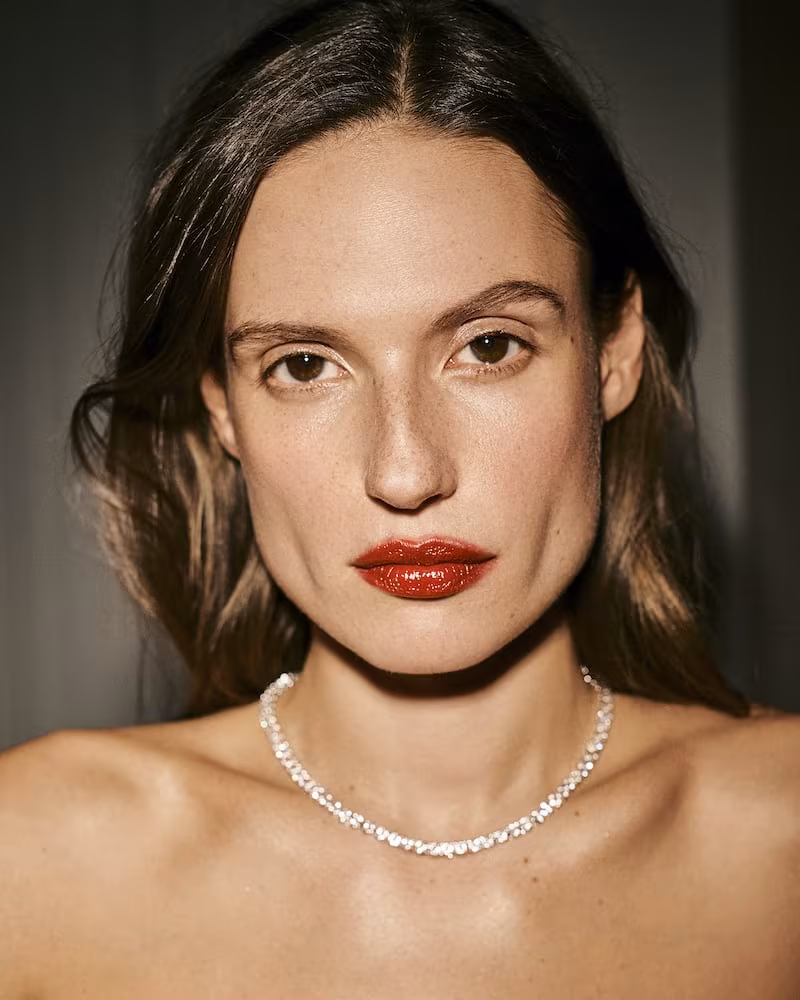 Kenneth Jay Lane Silver-Tone Cubic Zirconia Necklace