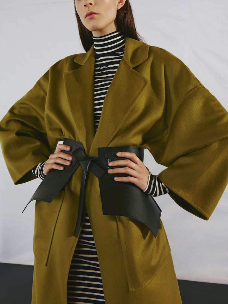Loewe Belted Wool and Cashmere-Blend Coat