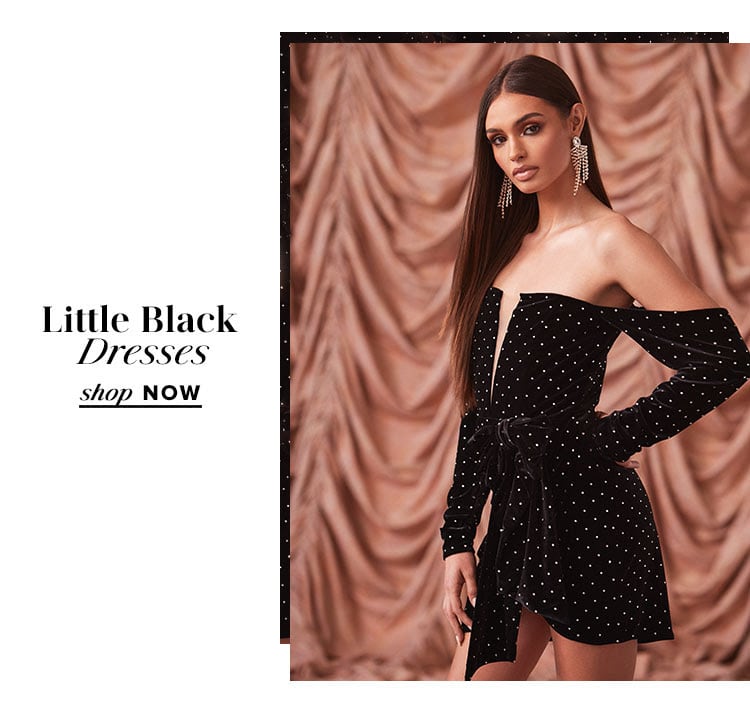 Little Black Dresses. Shop now.
