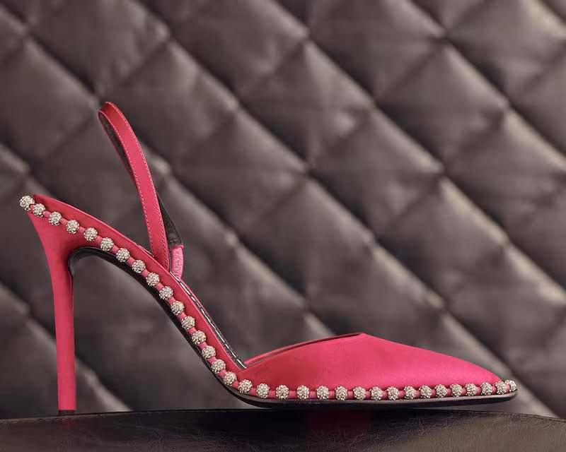 Alexander Wang Rina Crystal Slingbacks