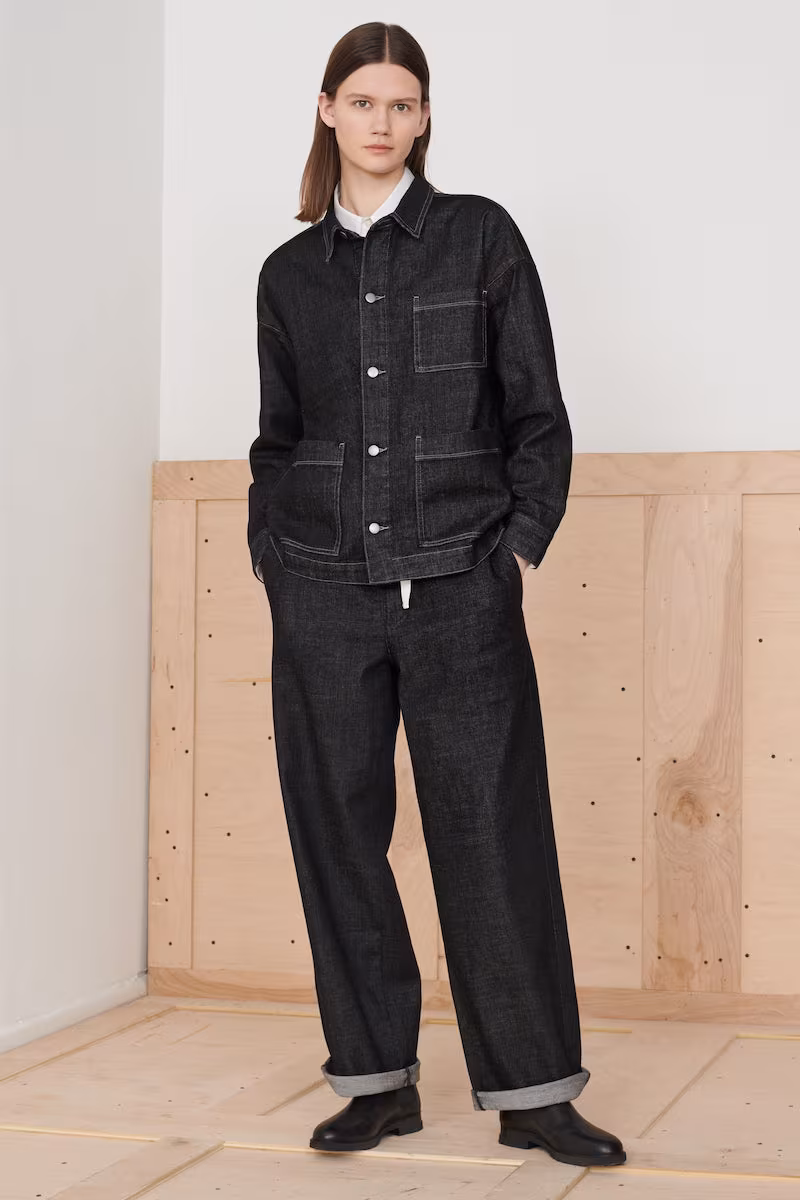 Eileen Fisher Organic Cotton Blend Chore Jacket