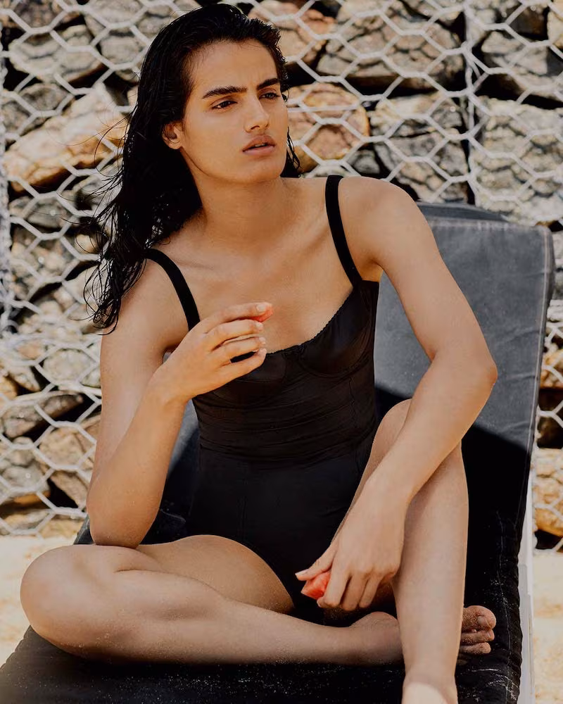 Ephemera Balconette Bustier Swimsuit