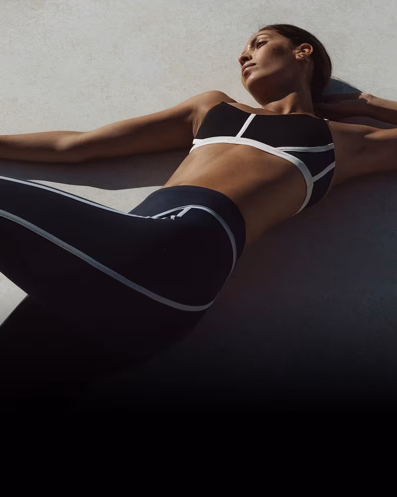 Ernest Leoty Corset Contrast-Trim Sports Bra