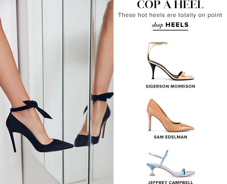 Cop a Heel. These hot heels are totally on point.