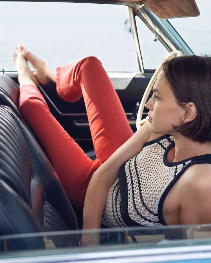 FRAME Le Bardot Flare Twill Pants