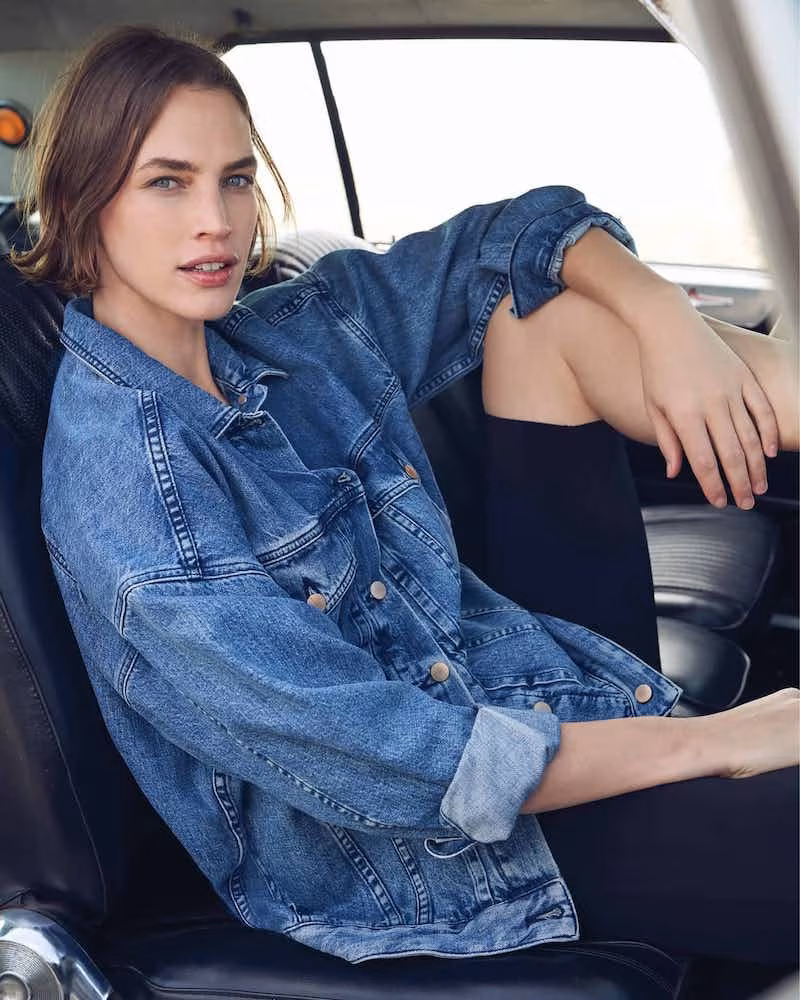 J Brand Drew Oversized Denim Jacket