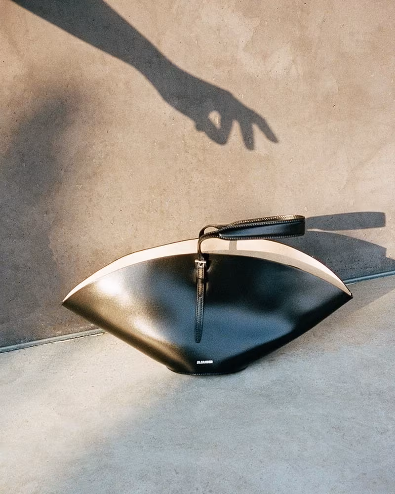 Jil Sander Sm Sombrero Leather Bag
