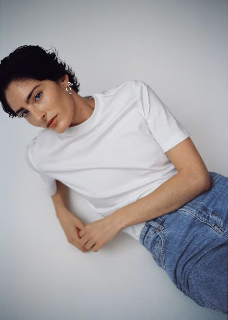 & Other Stories Boxy Organic Cotton T-Shirt